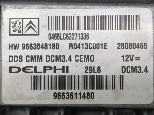  CENTRALITA MOTOR UCE, PEUGEOT, 407 