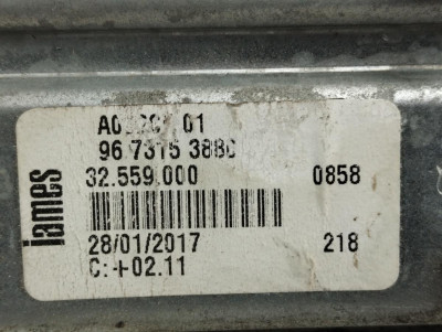 ELEVALUNAS TRASERO DERECHO, PEUGEOT, 208