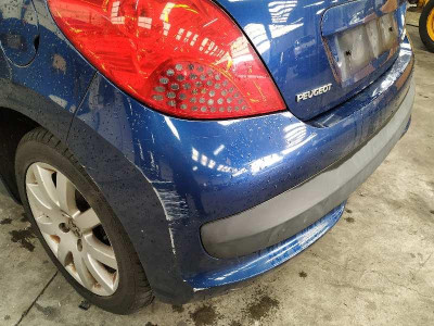 PARAGOLPES TRASERO, PEUGEOT, 207