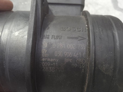 CAUDALIMETRO, VOLKSWAGEN, GOLF VI (5K1)(10.2008)