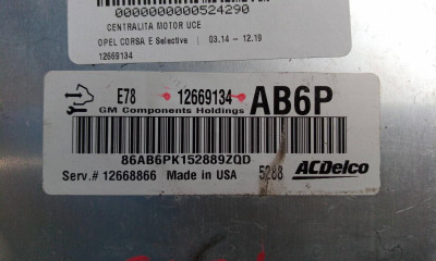 CENTRALITA MOTOR UCE, OPEL, CORSA E