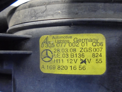 FARO ANTINIEBLA IZQUIERDO MERCEDES-BENZ CLASE C (BM 204) BERLINA 