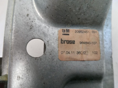 ELEVALUNAS TRASERO DERECHO, OPEL, INSIGNIA BERLINA