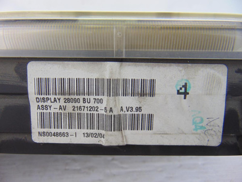  PANTALLA MULTIFUNCION NISSAN ALMERA (N16/E) 