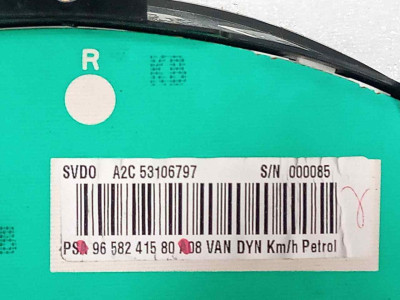 CUADRO INSTRUMENTOS, PEUGEOT, 1007