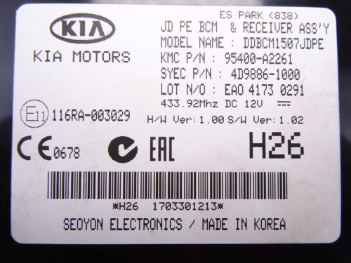  MODULO ELECTRONICO, KIA, CEED (JD) 