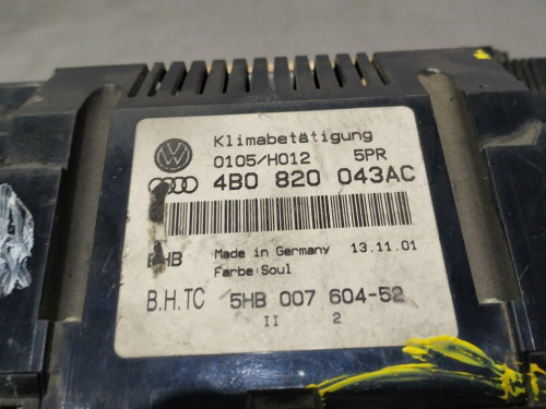  MANDO CALEFACCION / AIRE ACONDICIONADO AUDI A6 AVANT (4B5) 