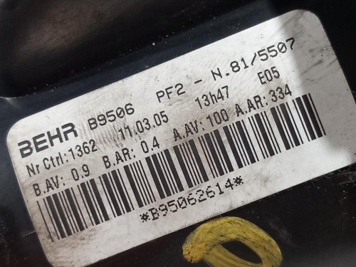  MOTOR CALEFACCION, CITROEN, C4 COUPE 