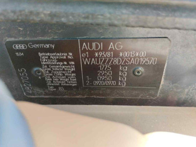 AUDI A4 BERLINA (B5), AUDI, A4 BERLINA (B5)