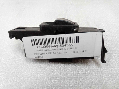 MANDO ELEVALUNAS TRASERO DERECHO, BMW, SERIE 3 BERLINA (E46)