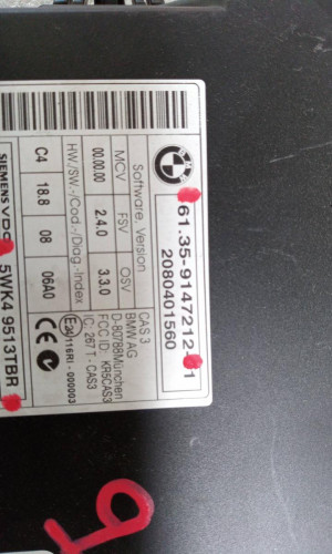  MODULO ELECTRONICO, BMW, SERIE 1 BERLINA (E81/E87) 