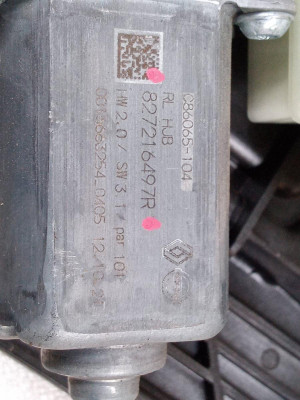 MOTOR ELEVALUNAS TRASERO IZQUIERDO, RENAULT, CAPTUR II