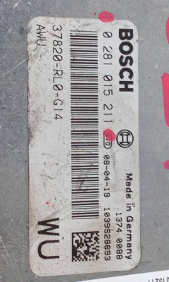 CENTRALITA MOTOR UCE, HONDA, ACCORD BERLINA (CU)