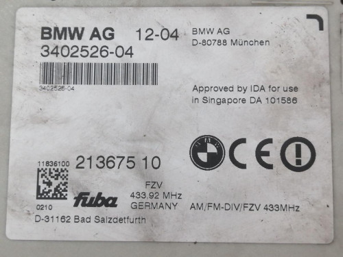  MODULO ELECTRONICO, BMW, SERIE X3 (E83) 