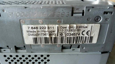 SISTEMA AUDIO / RADIO CD, OPEL, COMBO (CORSA C)