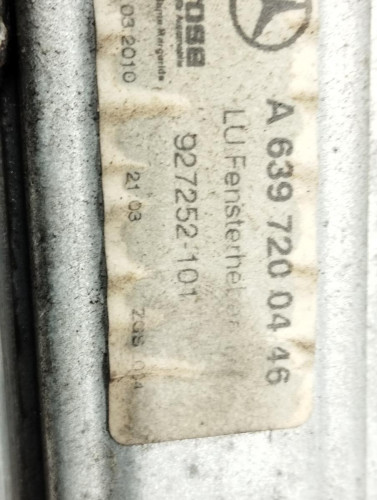 ELEVALUNAS DELANTERO IZQUIERDO Mercedes-Benz VITO FURGÓN (639) 