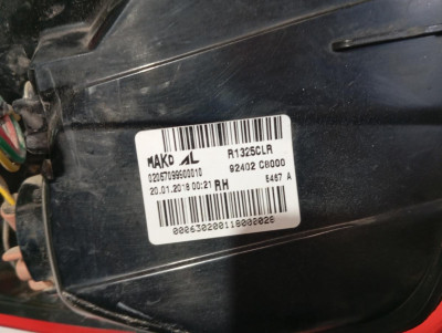 PILOTO TRASERO DERECHO, HYUNDAI, I20 (GB)