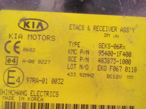 MODULO ELECTRONICO KIA SPORTAGE (KM) 