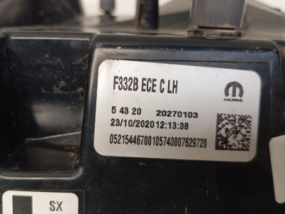 PILOTO TRASERO IZQUIERDO, FIAT, 500 (312) CABRIO