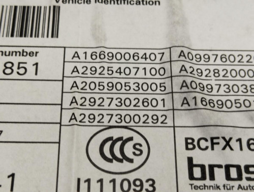 ELEVALUNAS TRASERO DERECHO Mercedes-Benz CLASE GLE (BM 166) 