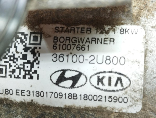 MOTOR ARRANQUE KIA SPORTAGE (QL) 