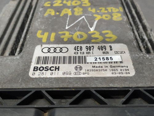  CENTRALITA MOTOR UCE AUDI A8 (4E) 