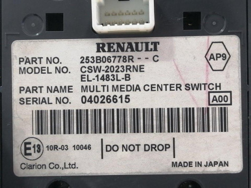  MANDO MULTIFUNCION, RENAULT, KOLEOS I 