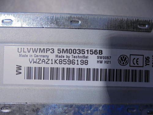 SISTEMA AUDIO / RADIO CD VOLKSWAGEN POLO V (6R1) 