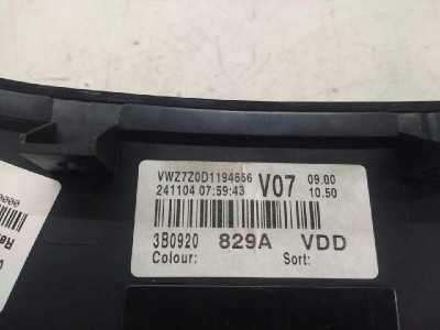 CUADRO INSTRUMENTOS, VOLKSWAGEN, PASSAT BERLINA (3B3)