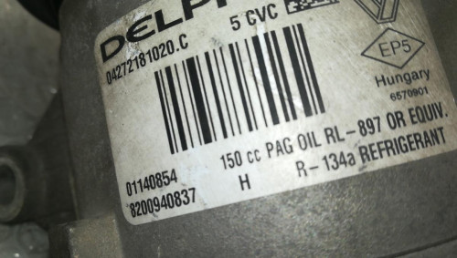 COMPRESOR AIRE ACONDICIONADO Renault MEGANE II BERLINA 5P 