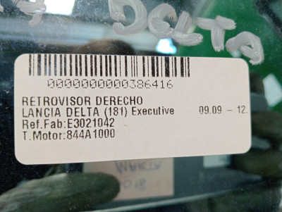 RETROVISOR DERECHO, LANCIA, DELTA (181)