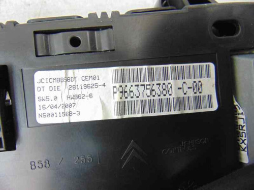  CUADRO INSTRUMENTOS, CITROEN, C4 PICASSO 