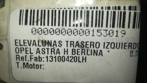  ELEVALUNAS TRASERO IZQUIERDO 
