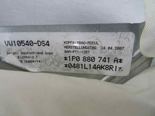  AIRBAG CORTINA DELANTERO IZQUIERDO Seat LEON (1P1) 