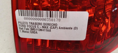PILOTO TRASERO DERECHO, FORD, FOCUS C-MAX (CAP)(2003)