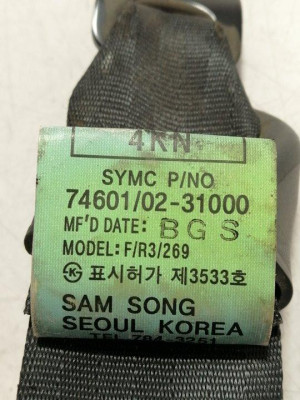 CINTURON SEGURIDAD DELANTERO DERECHO, SSANGYONG, ACTYON
