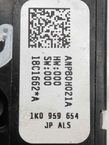  MODULO ELECTRONICO, VOLKSWAGEN, TOURAN (1T1) 
