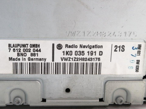  NO IDENTIFICADO VOLKSWAGEN TOURAN (1T2) 
