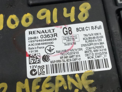 MODULO ELECTRONICO, RENAULT, MEGANE IV BERLINA 5P