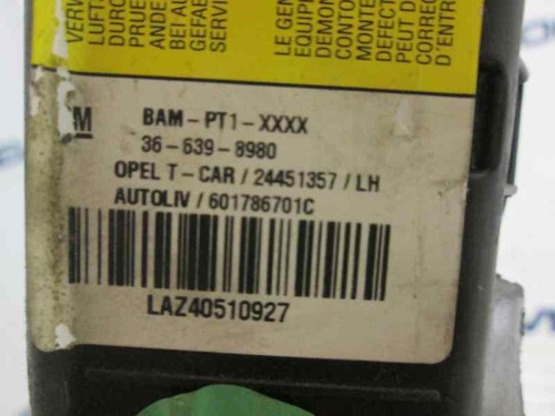 AIRBAG CORTINA DELANTERO DERECHO 