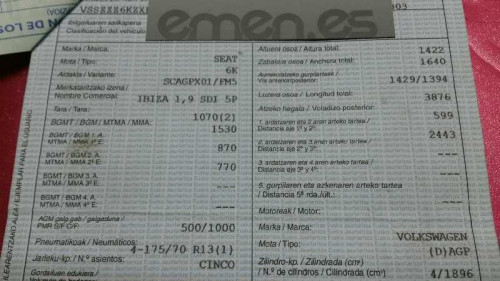  SEAT IBIZA (6K1) 
