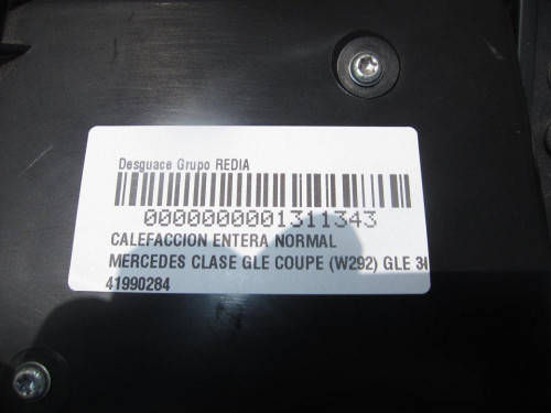  CALEFACCION ENTERA NORMAL Mercedes-Benz CLASE GLE (BM 292) COUPE 