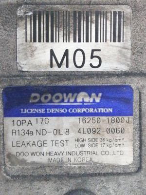 COMPRESOR AIRE ACONDICIONADO, HYUNDAI, TUCSON (JM)