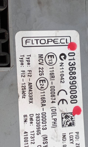  CAJA RELES / FUSIBLES Peugeot BIPPER TEPEE 
