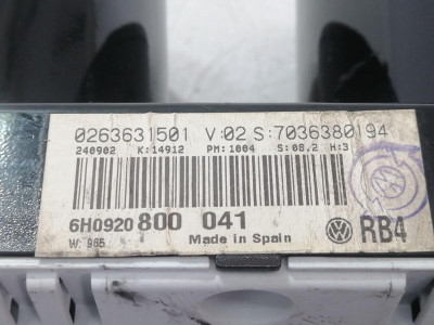 CUADRO INSTRUMENTOS, SEAT, AROSA (6H1)