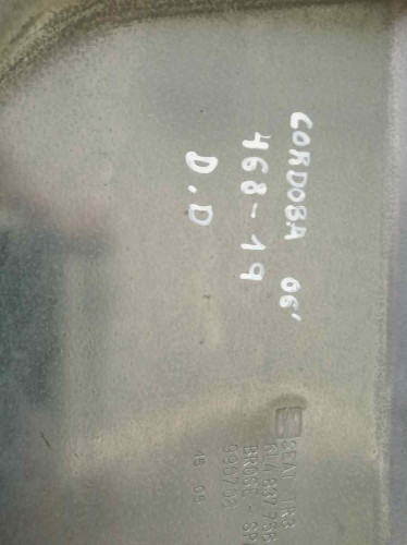  ELEVALUNAS DELANTERO DERECHO SEAT CORDOBA BERLINA (6L2) 
