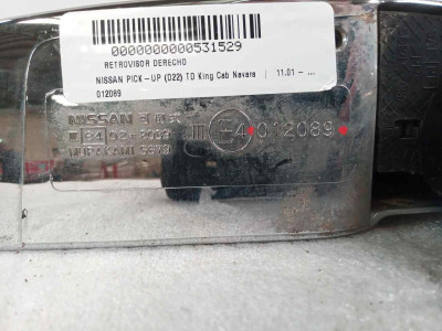 RETROVISOR DERECHO, NISSAN, PICKUP (D22)