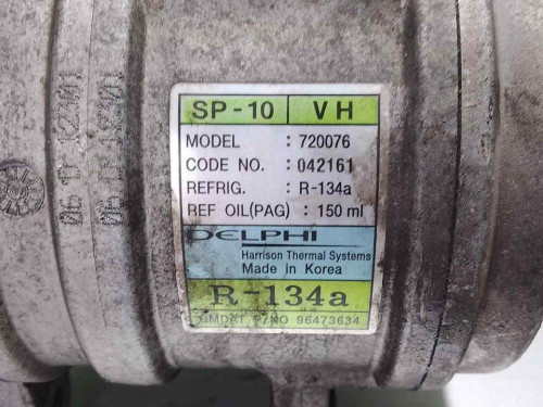COMPRESOR AIRE ACONDICIONADO CHEVROLET KALOS 