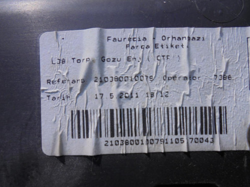  GUANTERA Renault FLUENCE 