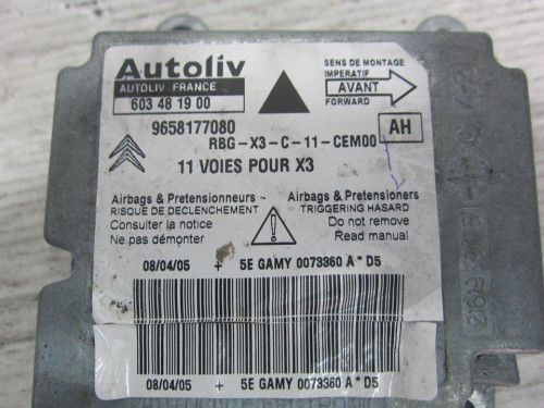 CENTRALITA AIRBAG CITROEN C5 BERLINA 
